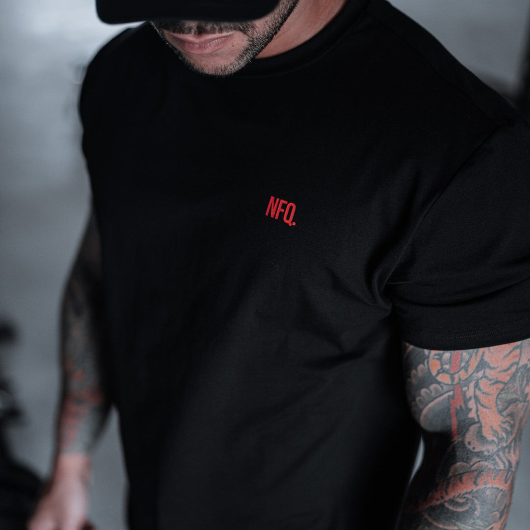 Performance Tee - ADIFFERENTBREED Black/Red