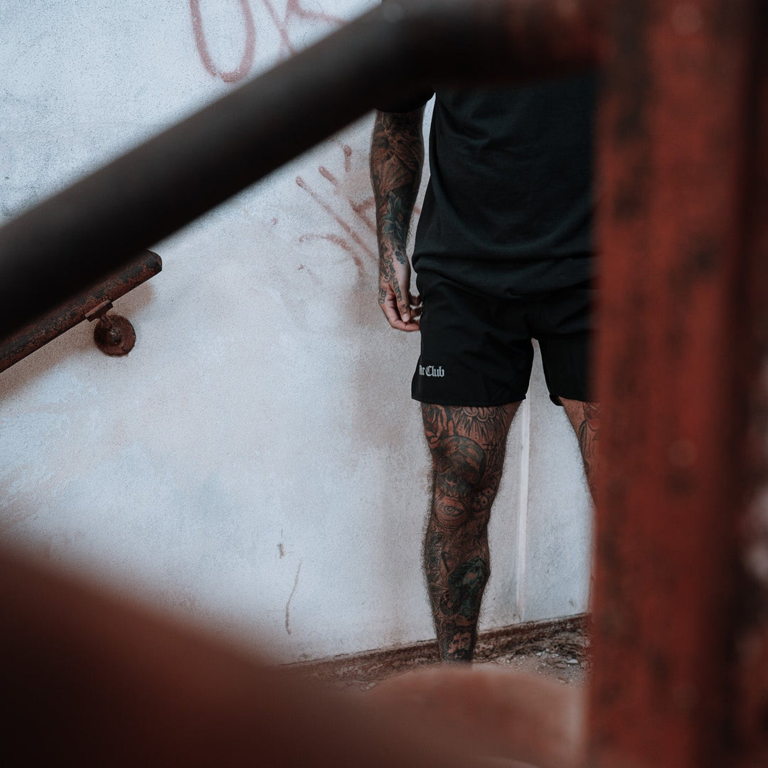 Covert Sprint Shorts - Black - War Club Collab