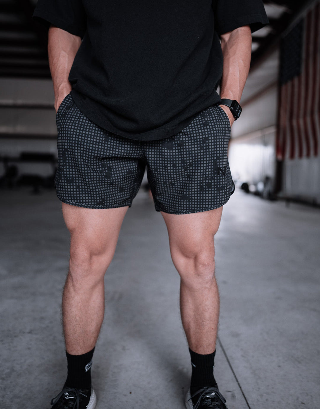 Midnight Digital Night Camo Training Shorts