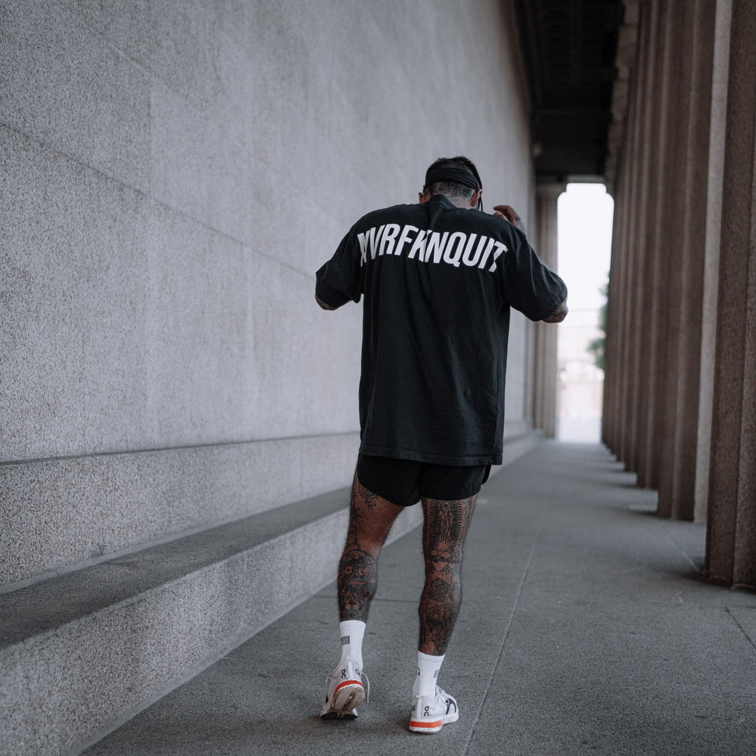 NVRFKNQUIT - Black - Oversized