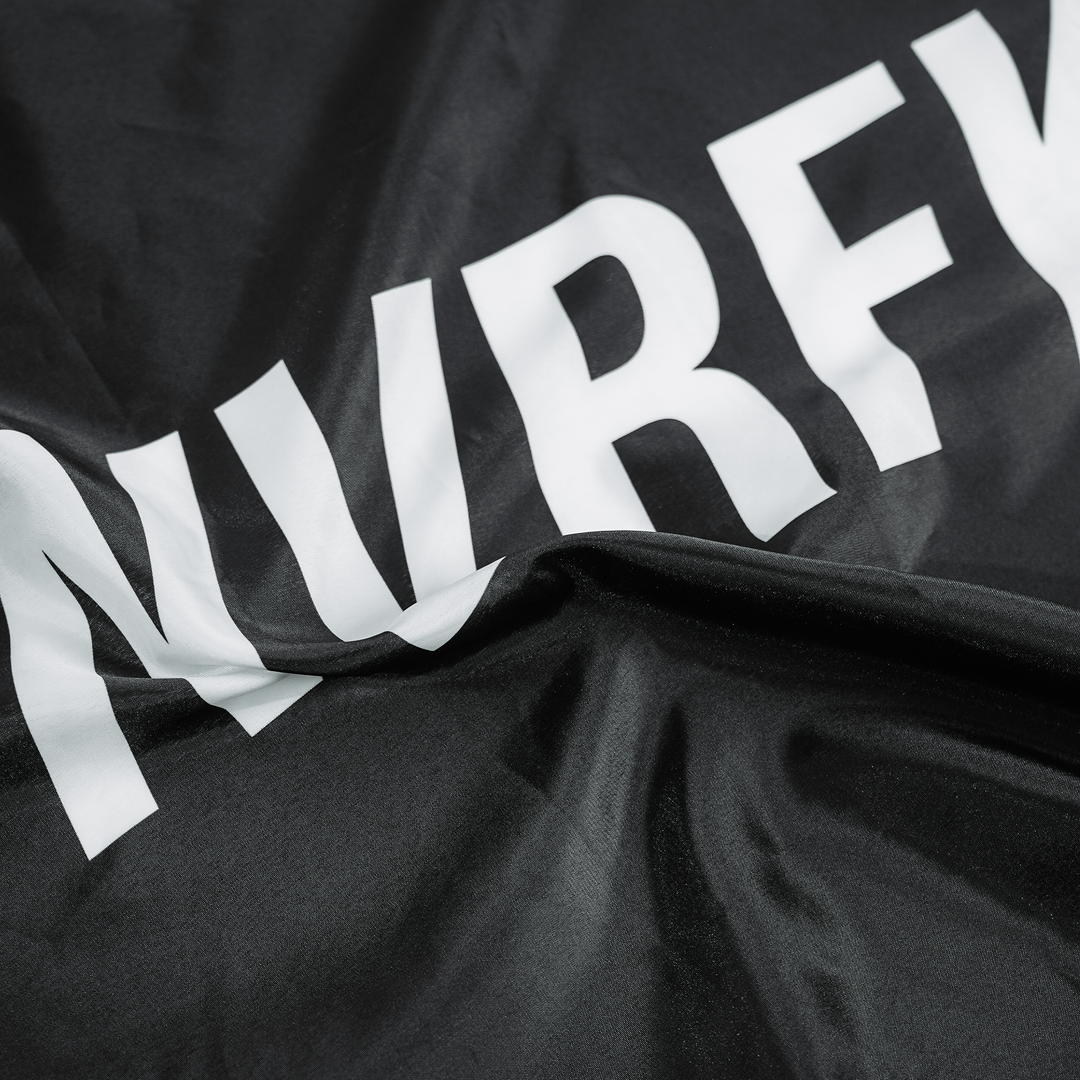 NVRFKNQUIT Black 3x5 Flag