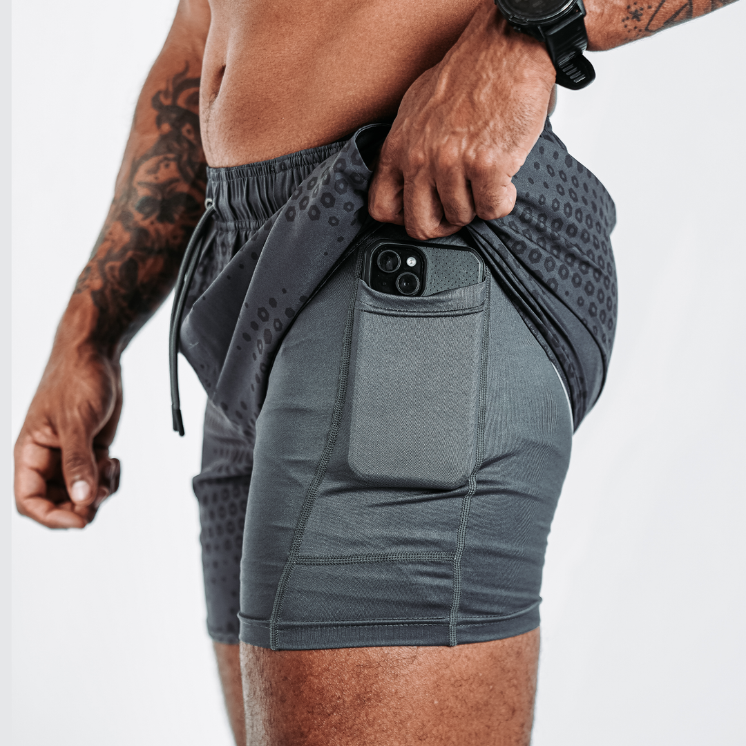 Rattlecam - Sniper Grey Training Shorts