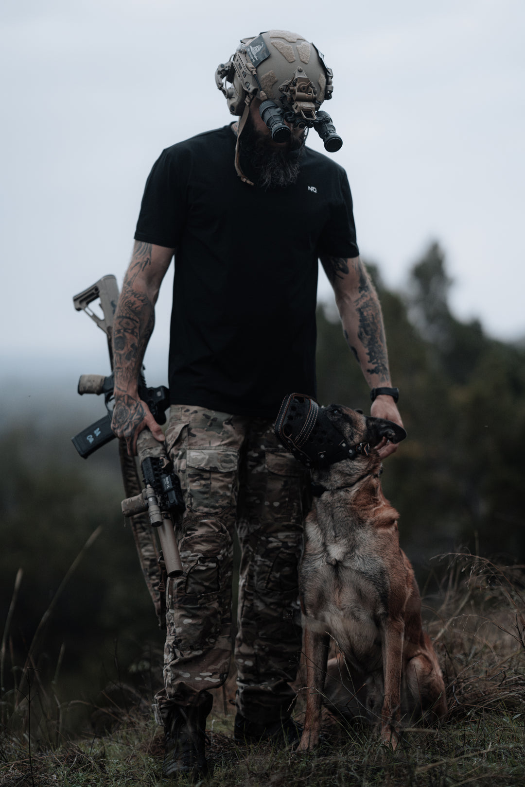 Performance Tee - PARA BELLUM Black