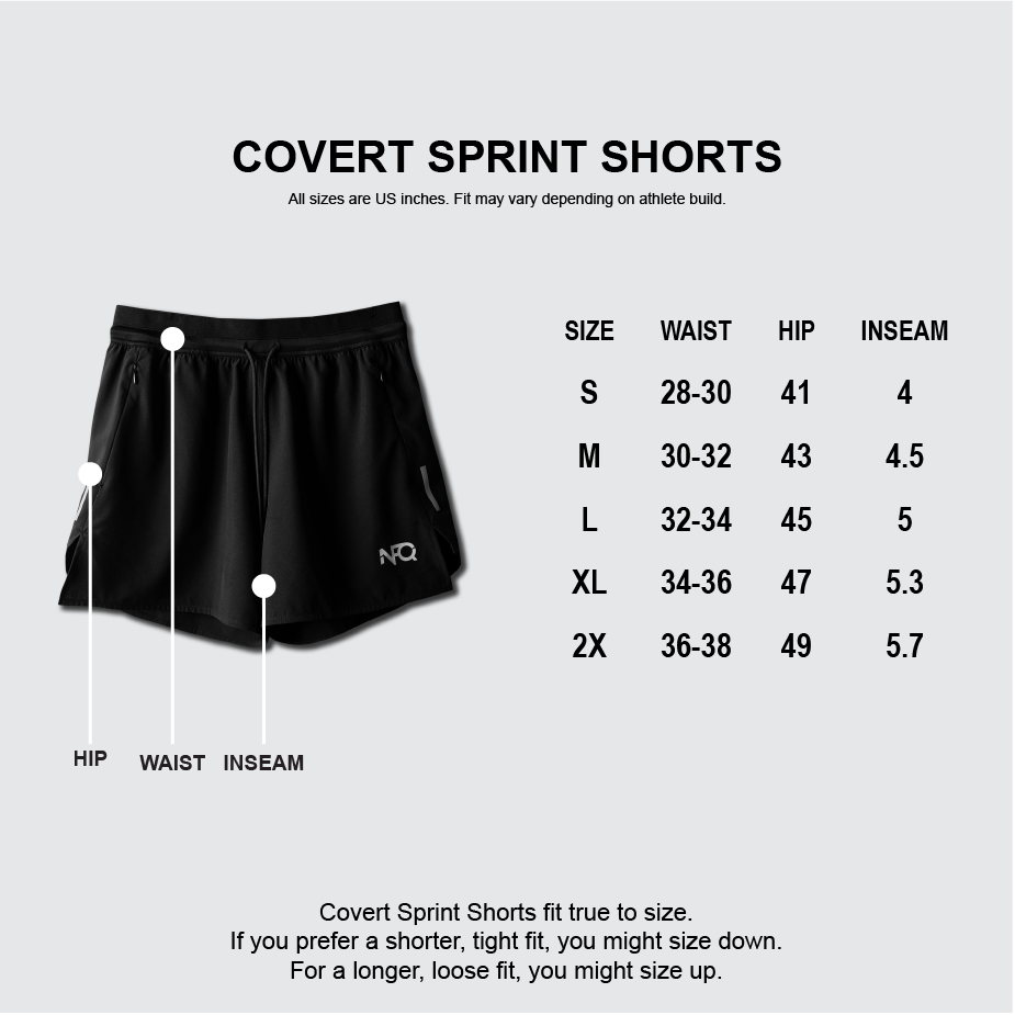 Covert Sprint Shorts - AOR1