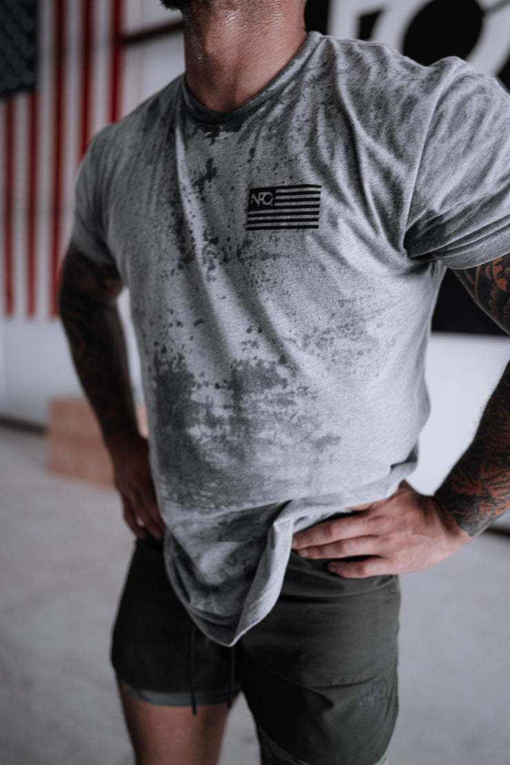 Basic Training Tee – The Extra Mile - Heather Grey