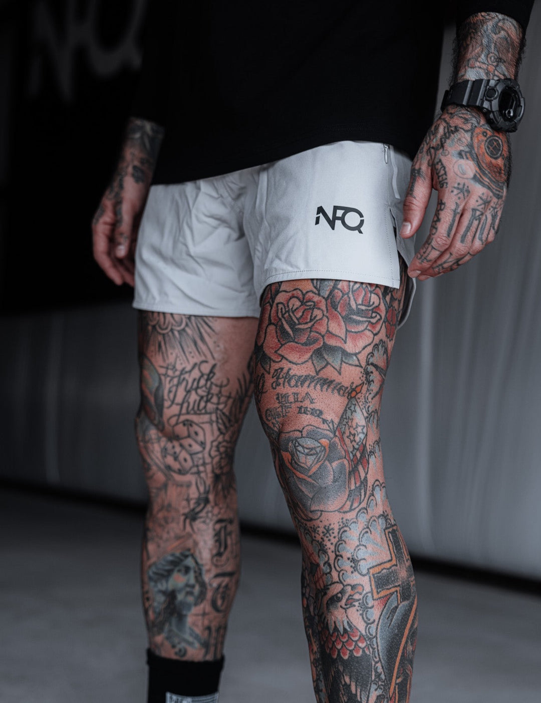 Covert Sprint Shorts - Concrete