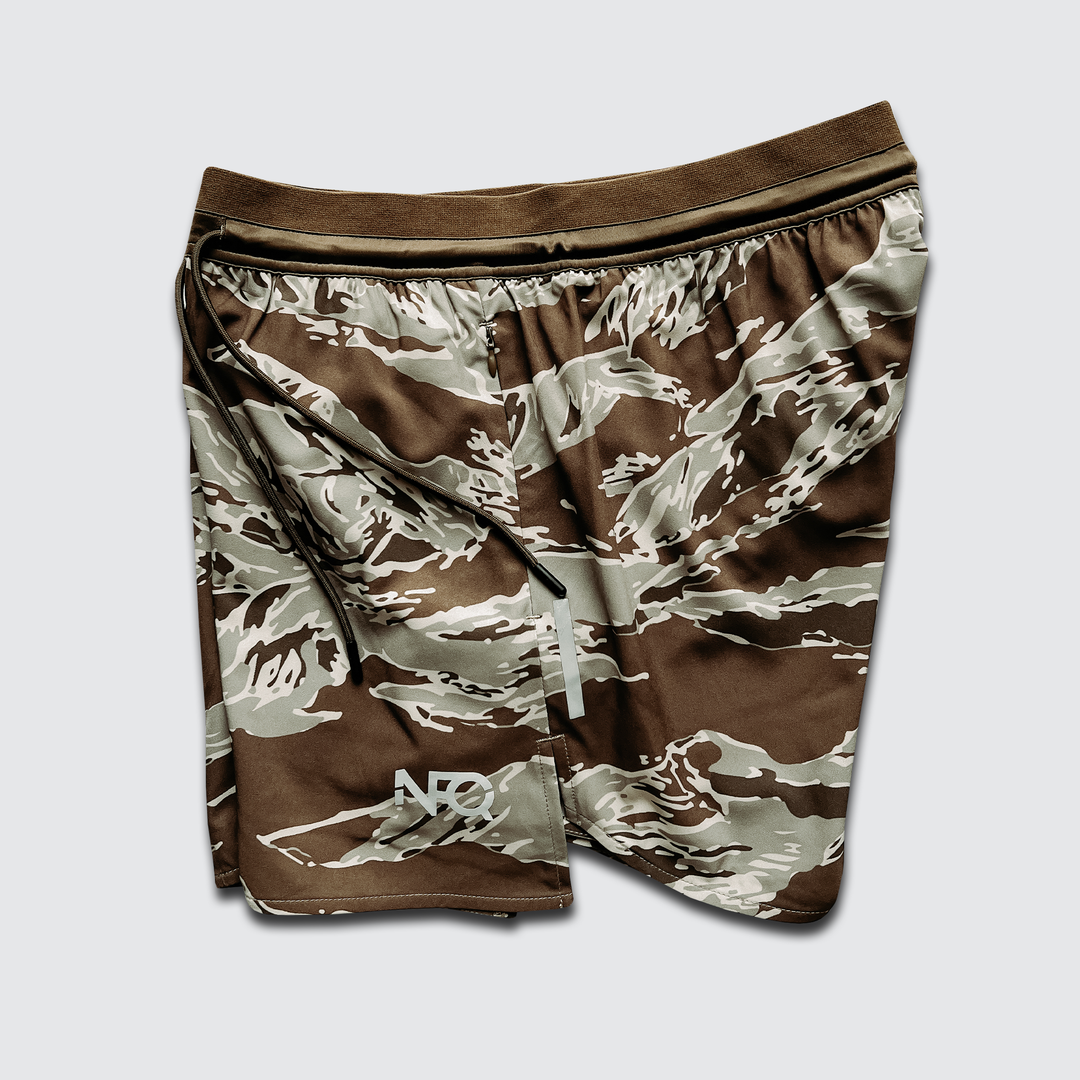 Covert Sprint Shorts - Desert Tigerstripe