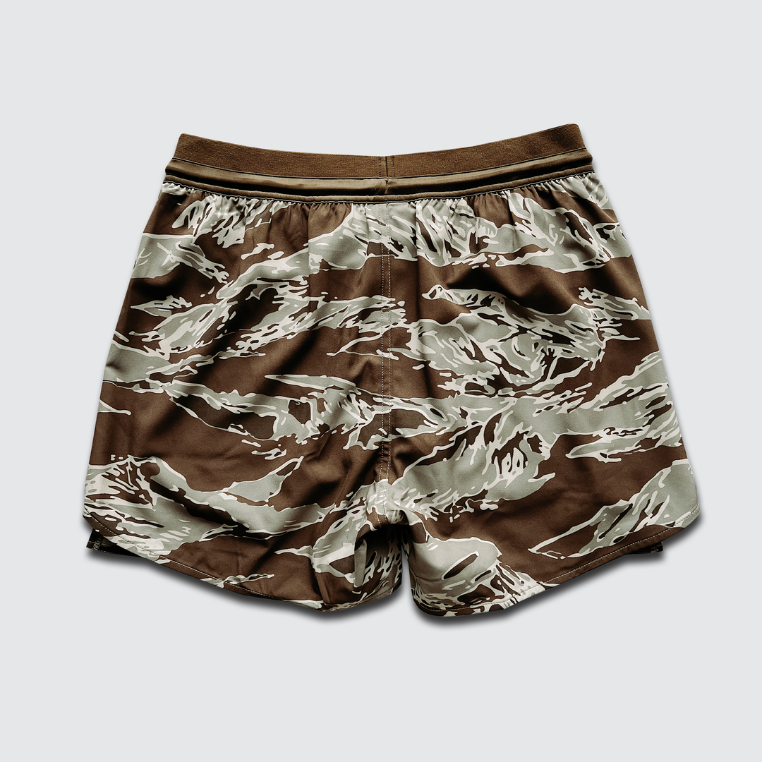 Covert Sprint Shorts - Desert Tigerstripe