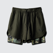 MultiPattern Tropic Extended Liner Training Shorts