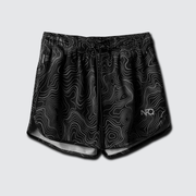 Women's Topo Black/White Training Shorts