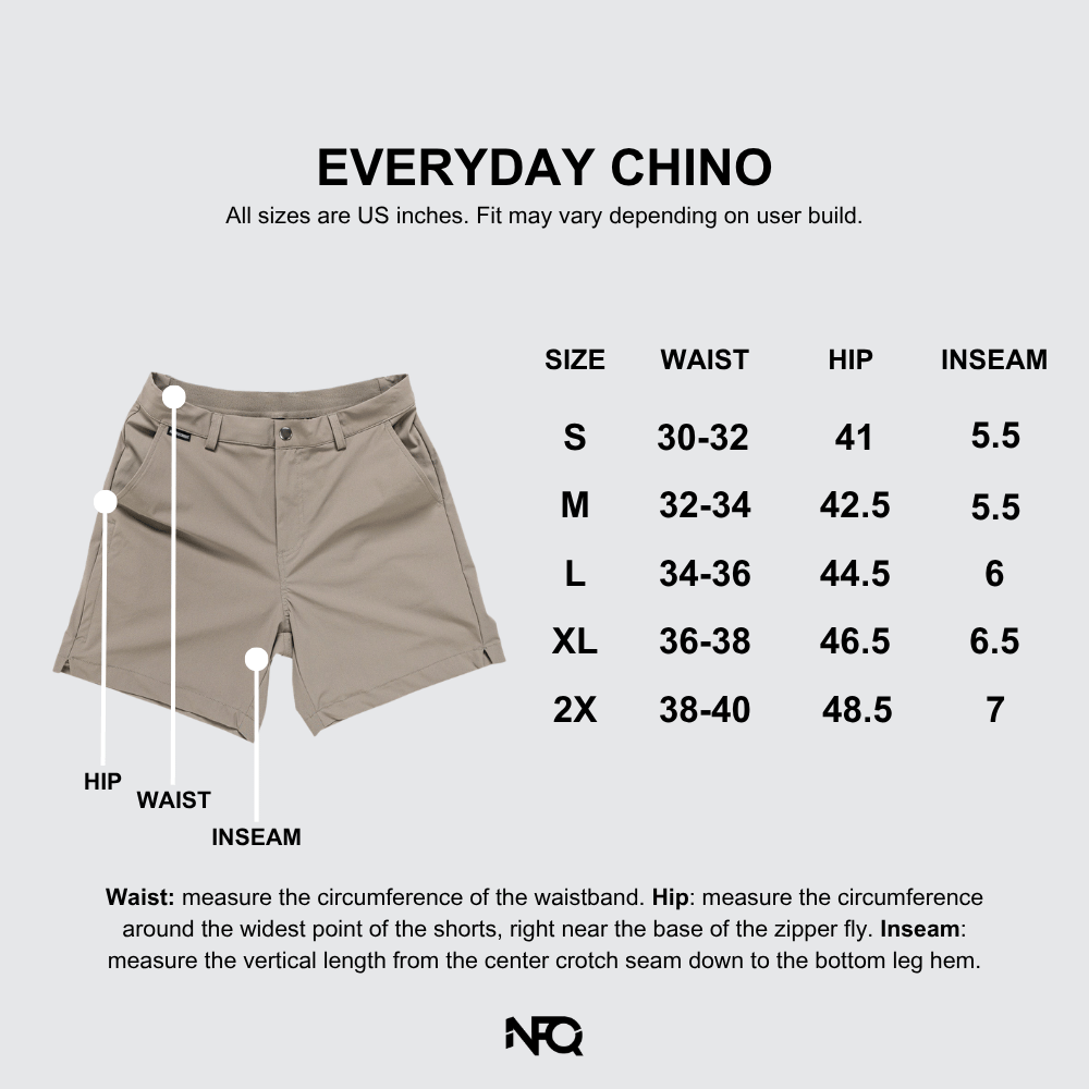 Everyday Chino Short - Black