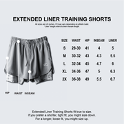 AOR2 Extended Liner Black Training Shorts