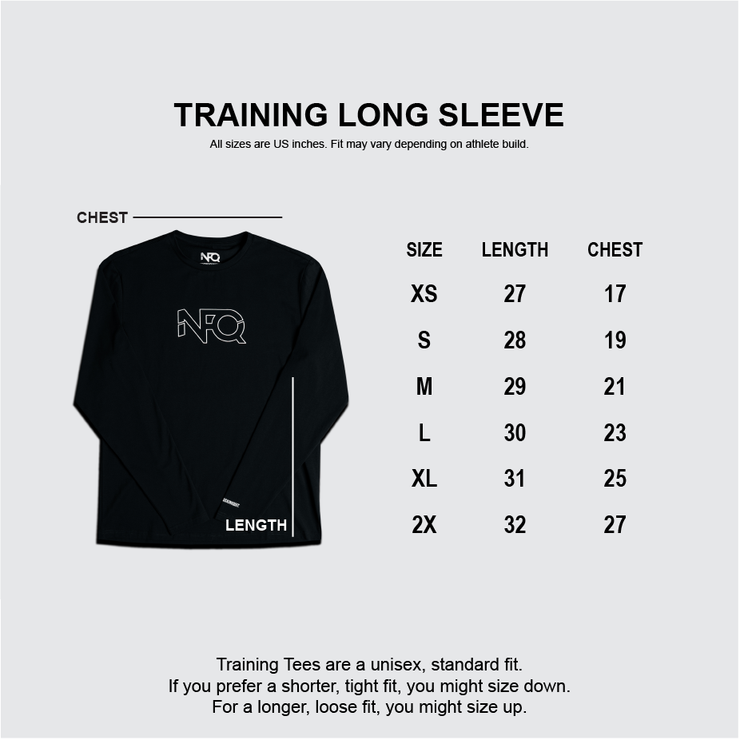 Training Long Sleeve - Trace Black/White